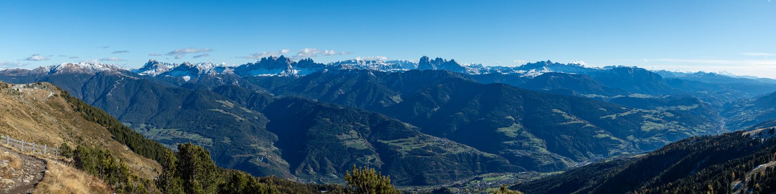 Blick auf die Dolomiten